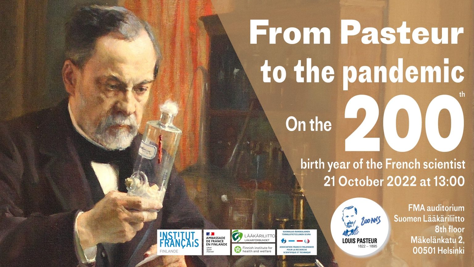 Conference From Pasteur to the pandemic Institut français